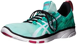 ASICS Women's GEL-Fit Sana Cross-Training Shoe, Mint/White/Black, 11 M US