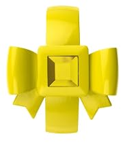 Betsey Johnson Women's Pop Pop 70's Brights Collection Flip Crystal Bow Watch #BJ7025