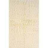 Hellenic Rug Imports, Inc. 3A Flokati 5 x 7 Natural Area Rug