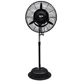 Luma Comfort MF24B 24inch Commercial Misting Fan