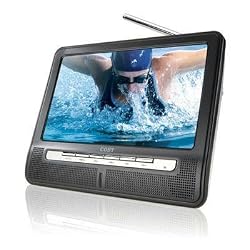 Coby TFTV791 7-Inch Portable Widescreen LCD TV with ATSC/NTSC Tuner and Integrated Telescopic Antenna (Black)