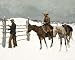 Fall Of The Cowboy Art Print Poster By Frederic Remington, 24  x 20 