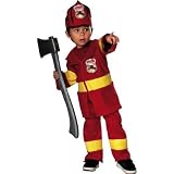 Jr Firefighter Costume: Toddler's Size 2T-4T