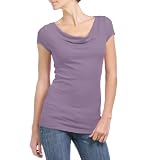 Michael Stars Shine Short Sleeve Drape Neck Tee