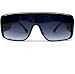 Turbo Aviator Vintage Retro Gold Line Dj Sunglasses A109