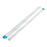 uxcell フレキシブルフラットケーブル 柔軟 フラットケーブル　データケーブル (FFC) 汎用　10本入 8ピン　ホワイト　Bタイプ