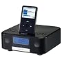 Princeton I-Bird FM/AM���W�I���ږڊo�܂��@�\�t��iPod��p�}���`���f�B�A�X�s�[�J�[ �u���b�N PSP-MSSACB