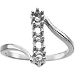 14K White Gold Mother's Ring - 4 Gemstone -- YOU CHOOSE THE COLORS!