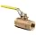 Dixon BBV100LV Brass Safety Vented Ball Valve, 1" NPT Female