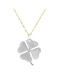 Carries Heart Clover Necklace - Comparable To Sex and the City 2