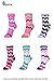BASICO Womens Fuzzy Socks Warm Slipper Socks for Women Winter Fluffy Socks Cabin Socks Women (6 PK, Chevron B)