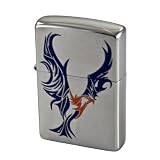 Zippo Brushed Chrome, Tattoo Eagle