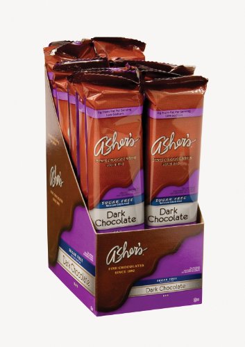 Sugar-Free Dark Chocolate Bars, 1.65 OZ, 12 COUNTS 