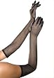 Elbow Length Fishnet Gloves