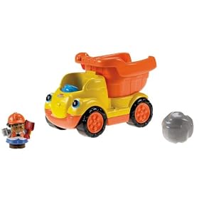 Fisher-Price Little People Rumblin Rocks Dump Truck
