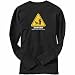 T-Shirt Long Sleeve Dark Silver  Danger : Angry Cane Corso Owner  Dog