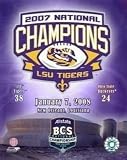 2007 BCS Champions Louisiana State University LSU Tigers NCAA 8x10 Photograph Collage - CLOSEOUT SPE