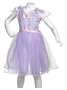 Barbie Fairy Dress: Lavender Mesh with Pink Trim