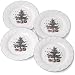 Price Comparison : Nikko Happy Holidays Salad Plate, Set of 4
