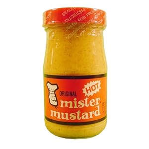 Mister Mustard original hot mustard 7.5 oz Glass Jar