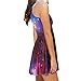 Froomer Women Galaxy Dress Adventure Time Sleeveless Dress Skater S-2XL Clubwear