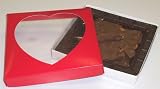 Scott's Cakes 1 lb. Milk Chocolate Almond Bark in a Heart Box