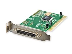 SYBA SD-LP-MCS1P Low Profile PCI Single DB25 Printer Card with Moschip MCS9805
