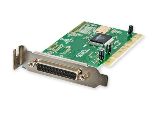 SYBA SD-LP-MCS1P Low Profile PCI Single DB25 Printer Card with Moschip MCS9805