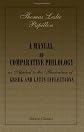 A Manual of Comparative Philology as Applied to the Illustration of Greek and Latin Inflections