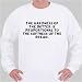 The hardness of the butter is proportional to the softness of the bread. Sweatshirt