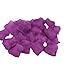 600pc Dark Purple Silk Rose Petals Wedding Flowers