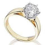 Certified Diamond Solitaire Ring 1 1/4ct