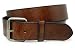 Oil Tanned Genuine Leather Brown Belt with Snaps for Buckles