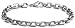 Men's Titanium 6mm Box Link Bracelet, 8.5"