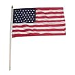 USA 45 star 12in x 18in Stick Flag