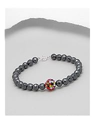 Hematite Bracelet In 92.5 Sterling Silver