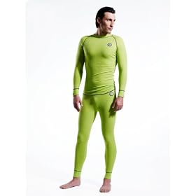 Nebulus Ski Underwear TEIGHT, Top and bottoms, men's, green