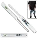Ivory Dragon Dual Blade Two Sword Martial Arts Staff