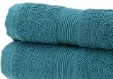 Kitchen & Housewares : Egyptian 100% Cotton Teal 500gsm Hand Towel