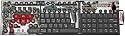 Ideazon Battlefield 2 Limited Edition Keyset for Zboard