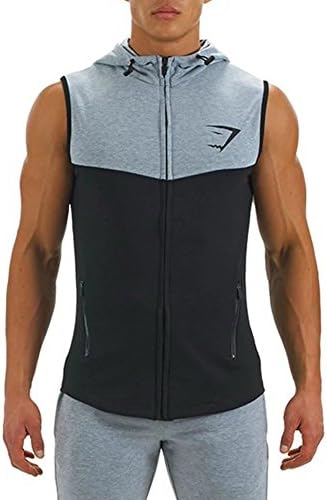 DLDHJSZ gymshark exercise vest men hooded jacket