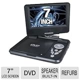 Sylvania SDVD7027, 7-Inch Portable DVD Player with Car Bag/Kit, Swivel Screen, USB/SD Card Reader (Black)