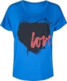 FULL TILT Love Splatter Womens Tee