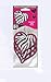 Hot Pink Zebra Heart Air Fresheners