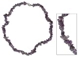 Amethyst necklace, 'Inspiration' 17 L