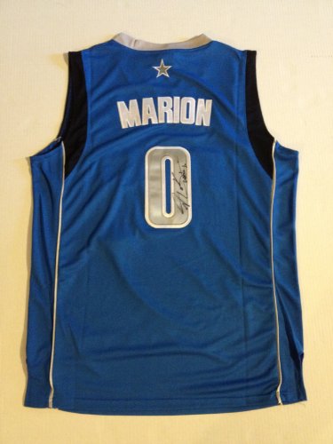 Dallas Mavericks SHAWN MARION Signed Autographed NBA Jersey COA