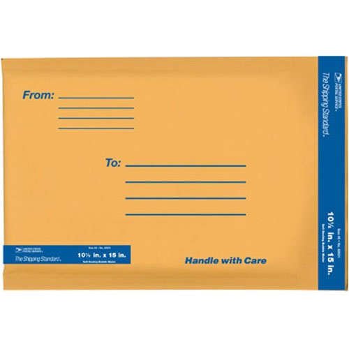 Office Product: United States Postal Service Kraft Bubble Envelope   10 1/2