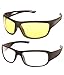 Shvas Sports Sunglasses Combo (Yellow) (Nightdrivecombo) RS.185.00