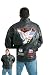Rebel Ryder Stone Leather Motorcycle Jacket (Large)