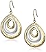 Kenneth Cole New York Two-Tone Teardrop Orbital Earrings